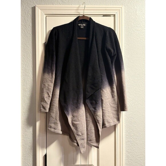 Barefoot Dreams Ombre CozyChic Lite Knit Island Wrap Cardigan Draped Front S/M - Picture 1 of 6